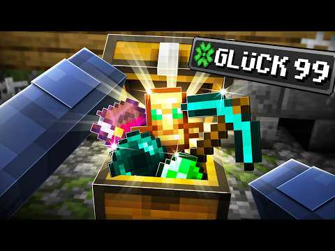 Minecraft, aber ich habe EXTREMES GLÜCK...