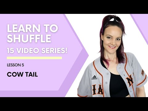 05.  LEARN TO SHUFFLE STEP BY STEP - COW TAIL | ErinLai212