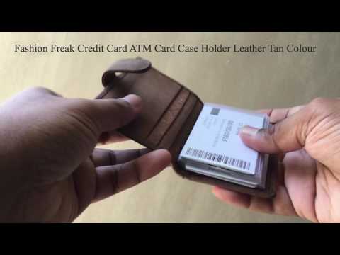 Fashion Freak Credit Card ATM Card Case Holder Leather