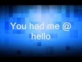 Luke Benward Had Me Hello Lyrics