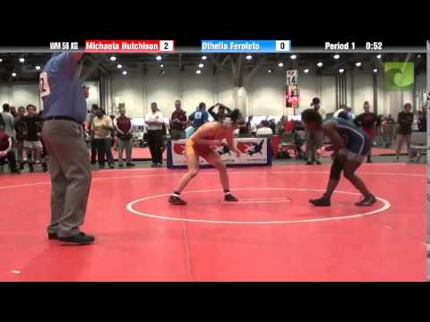 Women WM 58 KG - Michaela Hutchison vs. Othella Feroleto