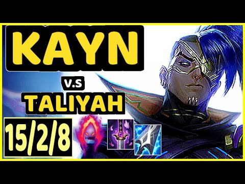 CANYON (KAYN) vs TALIYAH - 15/2/8 KDA JUNGLE CHALLENGER GAMEPLAY - KR