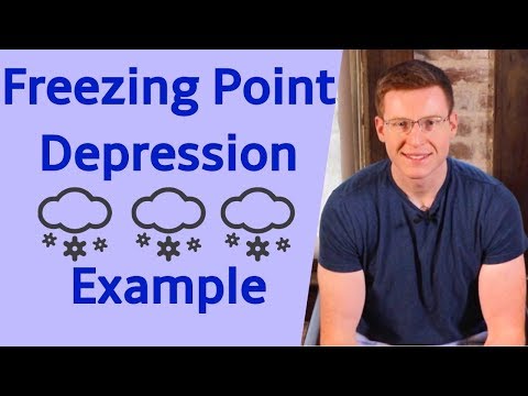 Freezing Point Depression With Example Problem
