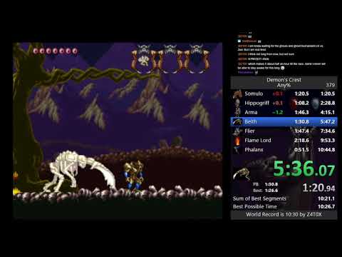 Demon's Crest - any% - PB - 10:37.90 [NEW]