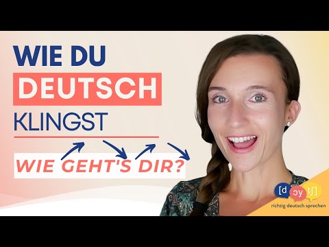 In 10 Min. DEUTSCH KLINGEN: Aussprache | Pronunciar aleman (Intonation, Satzmelodie Übungen)