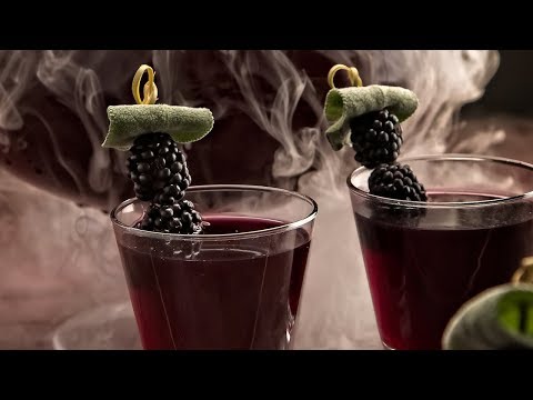 Blackberry Bubbler Cocktail
