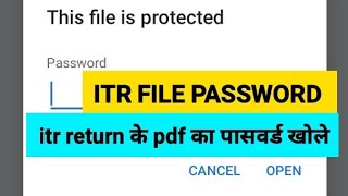 income tax return pdf password|itr pdf file open  password|itr return pdf file open password|itr pas