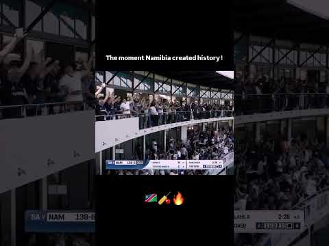 Cricket Namibia create history against South Africa #Cricket #ICC #CricketSouthAfrica