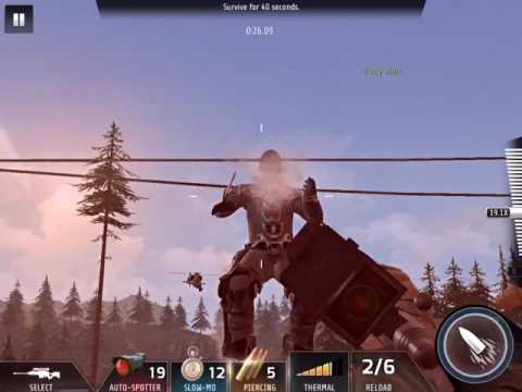 Kill Shot Bravo Region 13 Primary Mission 30 - Survive for 40 Seconds