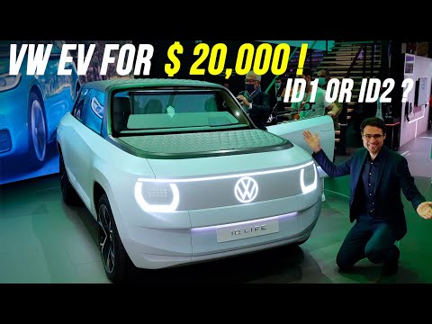 20,000 $ Volkswagen EV! The ID Life shows the small electric VW ID2 or VW ID1