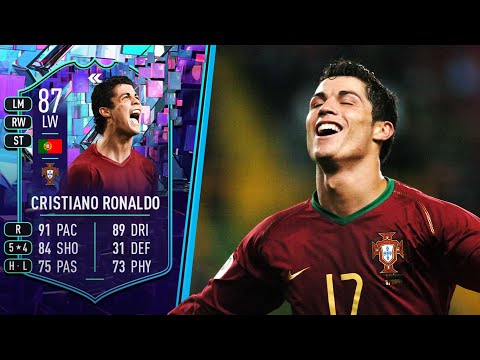 500k.. But he's INSANE?! 🤯 87 Flashback Cristiano Ronaldo Player Review! FIFA 23 Ultimate Team