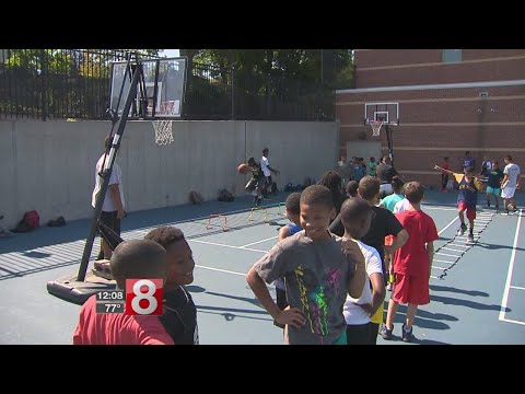 New Haven kids attend Hot-Shot Basketball Camp
