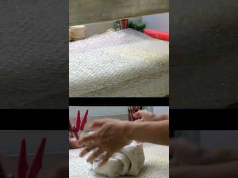 Wool Felt an Envelope bag | Wet Felting Studio Vlog