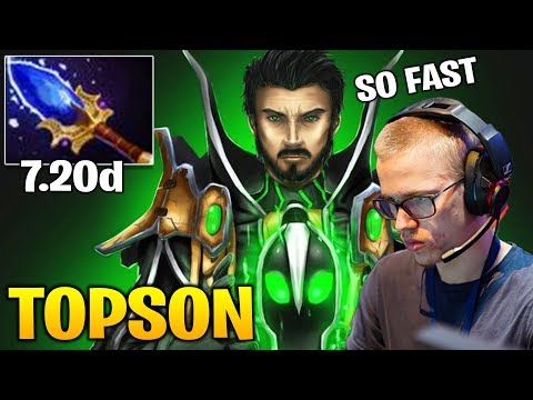 TOPSON RUBICK MID IN DOTA 2 7.20d - His Hand is so Fast