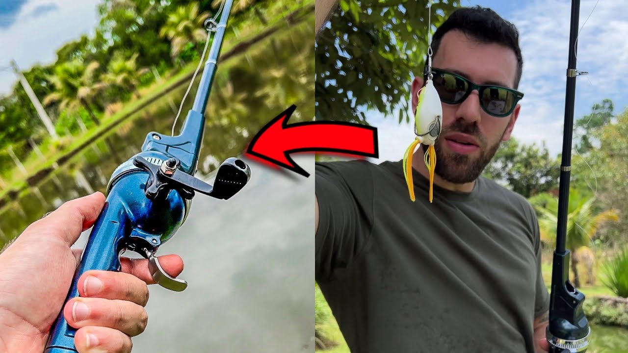 Testei a vara telescópica pra pescar TUBARÃO e o resultado foi EXPLOSIVO! 🧨😅