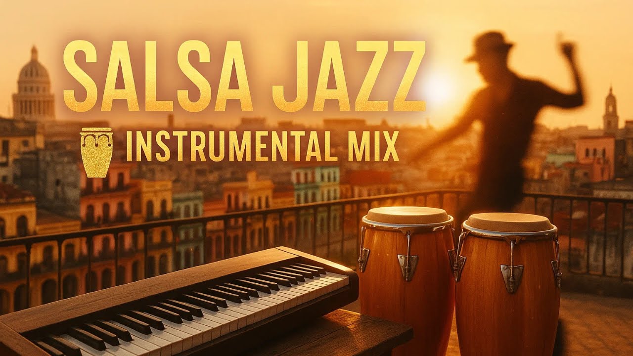 Salsa Jazz Instrumental Mix: Cuban Salsa Grooves for Dancing, Happy Vibes and Background Rhythm