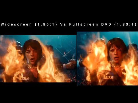 Hellboy II: The Golden Army Widescreen (1.85:1) Vs Fullscreen DVD (1.33:1) tooth fairy fight