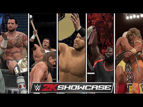 WWE 2K15 All Showcase Cutscenes in One Video !!!