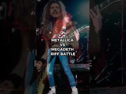 METALLICA VS MEGADETH RIFF BATTLE #metal #metallica #megadeth