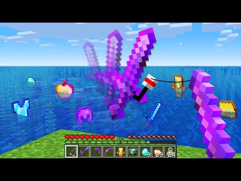 Fishing is OP in Minecraft Hunger Games!