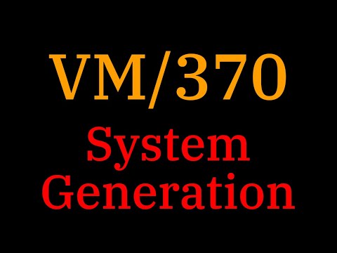 [051] VM/370 Sysgen