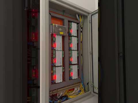 Quadro de comando automação residencial, redes e disjuntores. #alexa #casainteligente #automacao