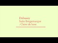 Debussy Suite Bergamasque: Clair de lune (Ivan Moravec)(1964)