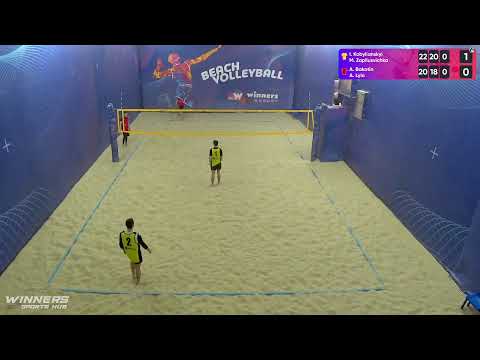 22:10 I. Kobylianskyi / M. Zapliusvichka - A. Bakotin / A. Lylo 13.02.2023 |Winners Beach Volleyball