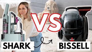 This CORDLESS Machine Beat Out My Professional Strength Carpet Cleaner|SHARK VS BISSELL #thisvsthat