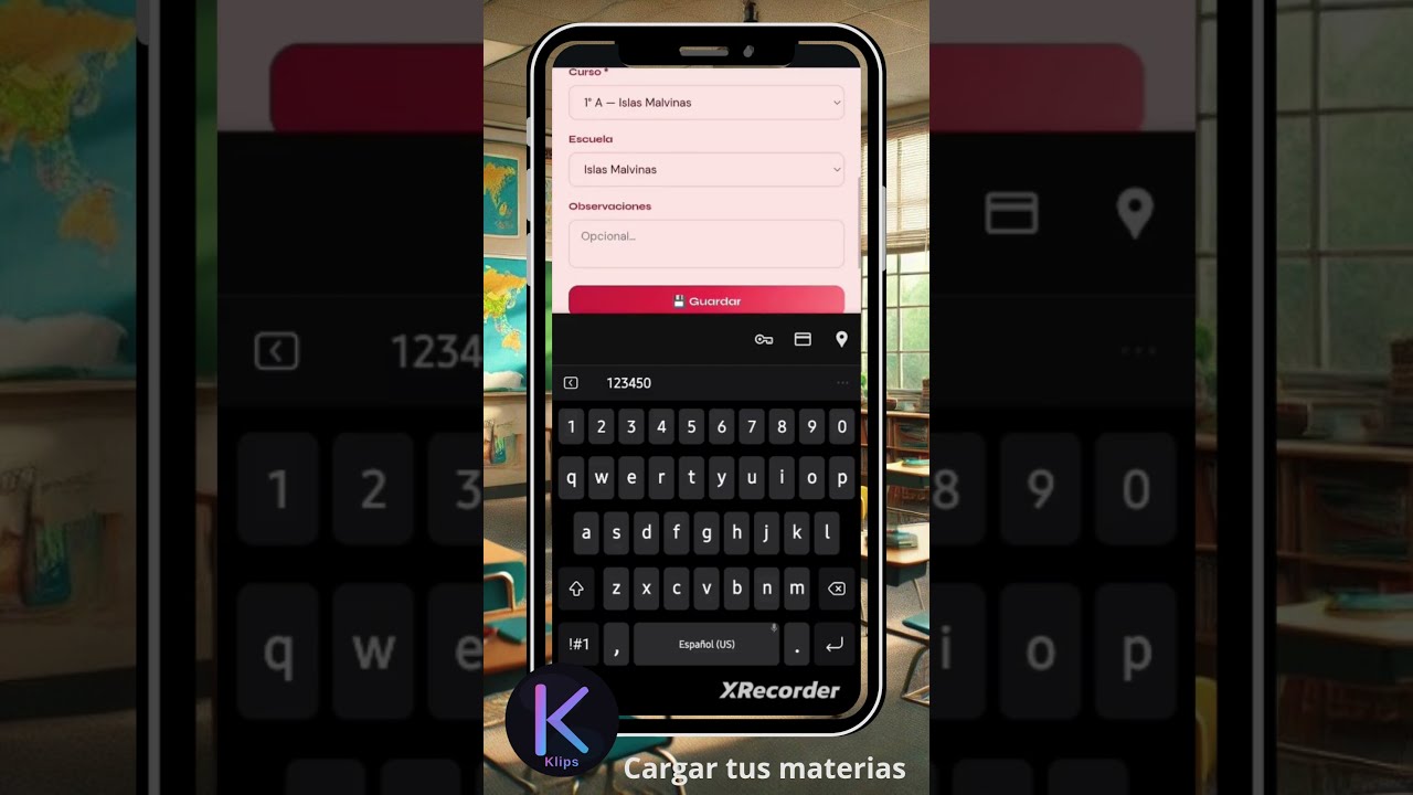 Materias e IDs en Klip