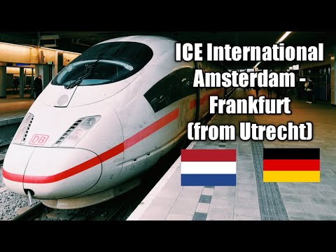 ICE International the high-speed train that links The Netherlands with Frankfurt (Germany)