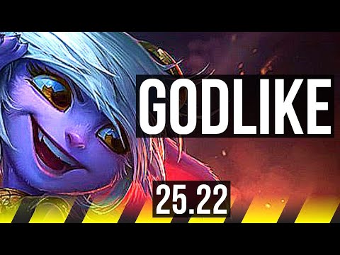 TRISTANA & Blitzcrank vs CAITLYN & Mel (ADC) | 18/2/1, Godlike, 500+ games | KR Master | 25.22