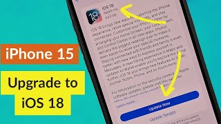 iPhone 15 | How to Upgrade to iOS 18 | How to Download and Install iOS 18