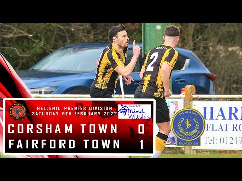 Corsham Town FC 0 V 1 Fairford Town FC - Hellenic Premier Match Highlights