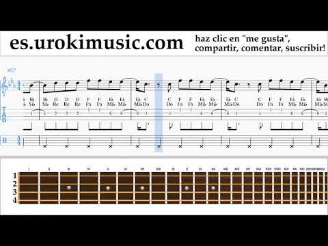 Como Tocar Banjo (Tenor irlandés) Reik ft. Ozuna, Wisin - Me Niego Tablatura um-a927