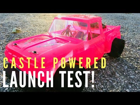 Traxxas 4-Tec 2.0 VXL Hard Launch Tests On 45MM Foam Tires!