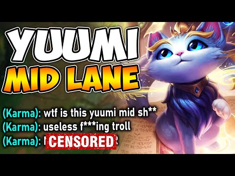 We played Yuumi mid, and it's TERRIFYING (OUR TEAM FLAMED US LOL)