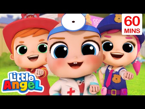 Baby John And The Rescue Squad Song + More Little Angel Kids Songs & Nursery Rhymes