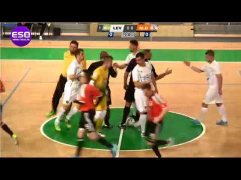 FUTSAL 1.SLF PLAY OFF, SEMIFINÁLE 2, LEVICE - SLOV-MATIC, 28.4.2017