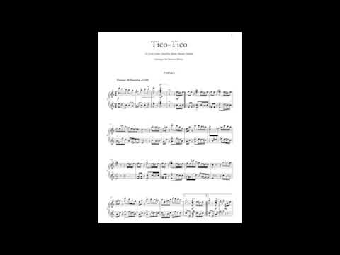 Tico Tico piano 4 hands