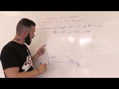 A'Rieka -  Construction d'un triangle ( avec un ou deux angles ) - Prod : Cogway