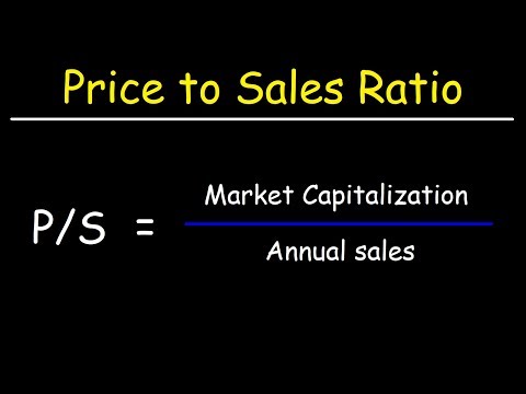 How To Calculate The Price to Sales P S Ratio Using Market Capitalization