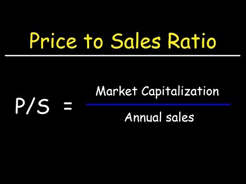 How To Calculate The Price to Sales (P/S) Ratio Using Market Capitalization Video