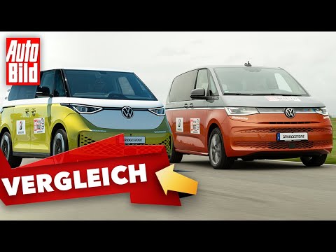 VW ID.Buzz vs. VW Multivan (2022) | Welcher VW-Van hat die Nase vorn? | Vergleich mit Moritz Doka