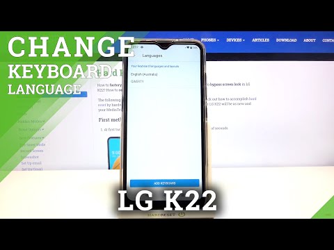 How to Change Keyboard Language in LG K22