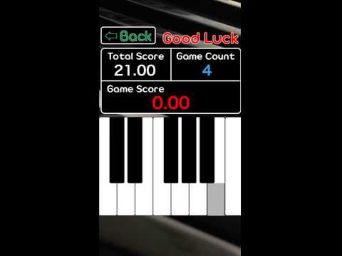 Piano Perfect Pitch Tap Fast - Video