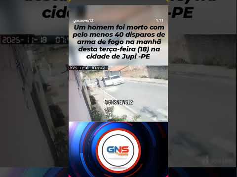 homem é executado com mais de 30 tiros na cidade de jupi em Pernambuco. Veja mais @GNSNEWS12