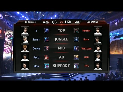 LGD vs QG Game 2 Highlights - Qiao Gu Reapers vs LGD Gaming - LPL Week 1 - SPRING 2016
