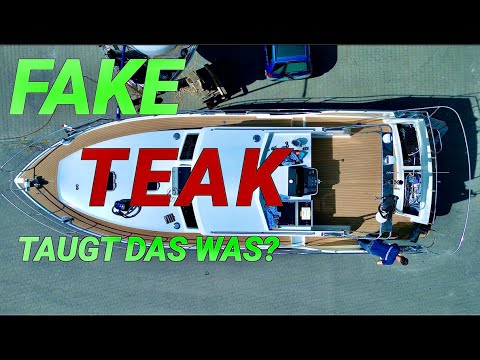 Teak ist teuer. Doch was taugt Fake Teak? Der Bootsprofi zeigts Euch. #boat #diy #tutorial