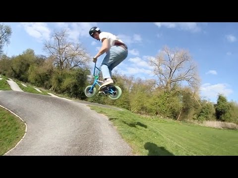 ROCKER TRICKS AT THE TRACK!!